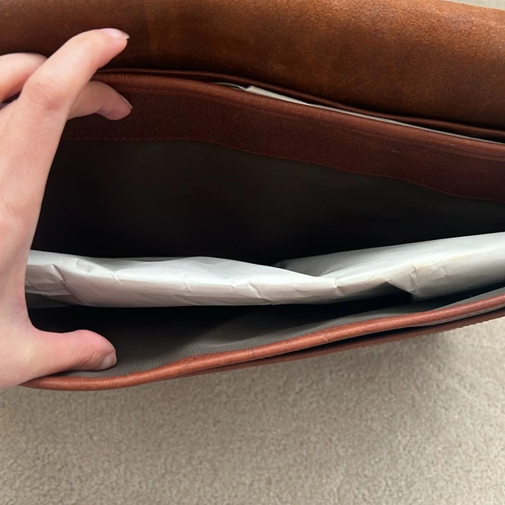 Vintage Orvis Leather Briefcase